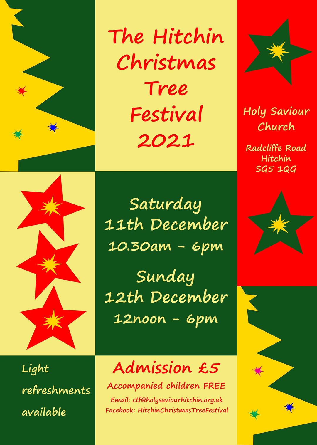 Hitchin Christmas Tree Festival: 11th & 12th December 2021